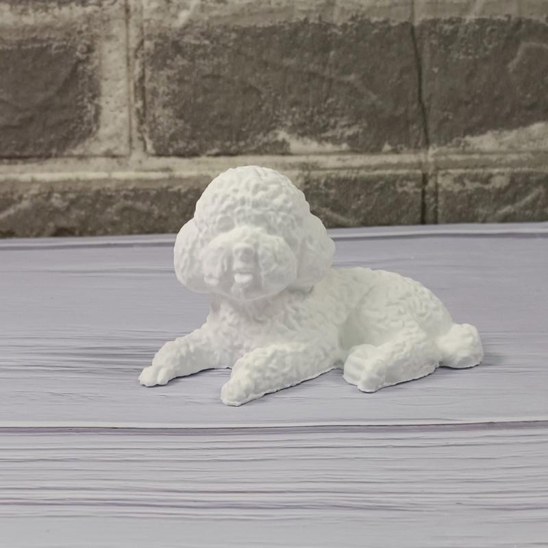 Animal Dog Statue Silicone Molds for Candle Soap Chocolate Candy Cake Fondant Decoration Cement Gypsum Silicone Molds