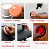 4 Inch Car Wax Applicator Pads Set with Red Handle Soft Sponge Applicators Foam Wax Pad for Polishing and Cleaning Cars