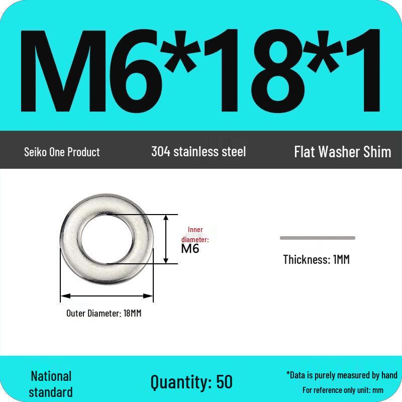 Ultra-thin 304 Stainless Steel Flat Washer Gasket
