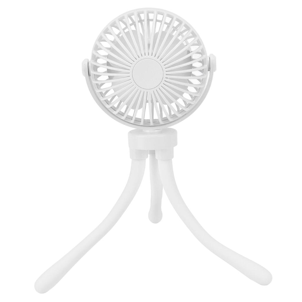 Stroller Fan Universal Adjustment Octopus Baby Fan 2500 to 4400RPM USB Charge Portable Fan with