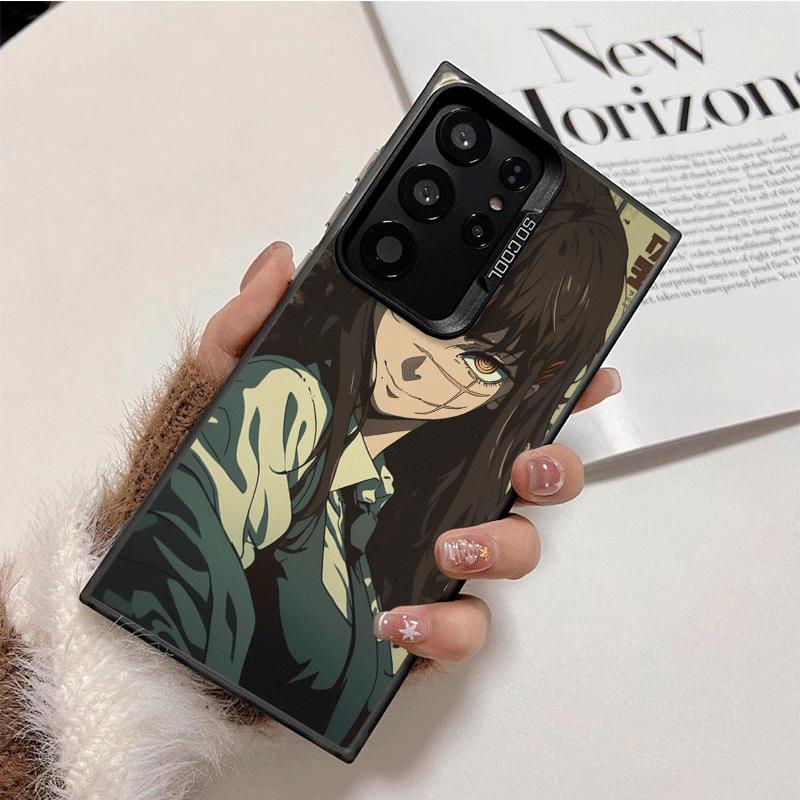 Anime Character Yoru War CSM Soft Phone Case for Samsung Galaxy S24 S25 FE S26 Edge S23 Ultra S22 Plus S21 + Shockproof Cover Ba