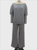 2024 Spring Collection: European & American Women's Casual One Shoulder Knitted Suit