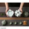 Cotton Linen Tea Set Travel Bag - Portable Outdoor Storage with Thickened Cloth