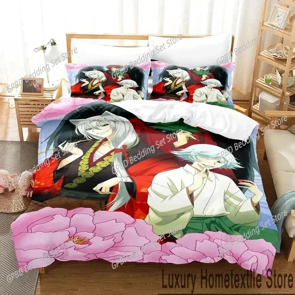 Anime Kamisama Kiss Tomoe Bedding Set Boys Girls Twin Queen Size Duvet Cover Pillowcase Bed Adult Fashion Home Textileextile