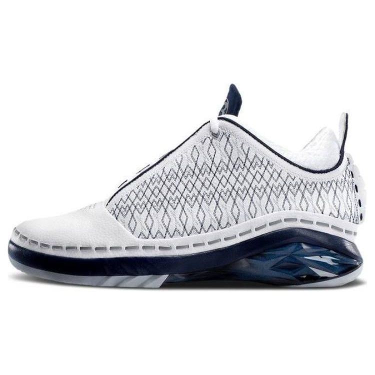 

Air Jordan 23 OG Low White Midnight Navy Мужские кроссовки Metallic-Silver 323405-141