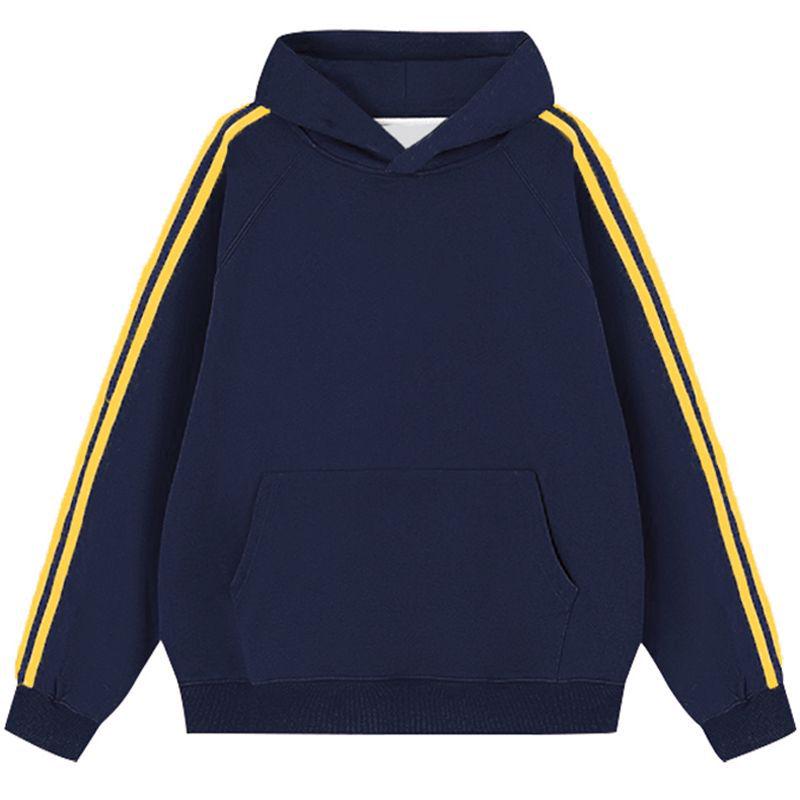 YS8 Women's Retro Color Block Stripe Hoodie, Autumn 2025 Design