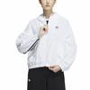 Adidas Originals Adiclub Clover Logo Print Loose Hooded Windbreaker Women Windbreaker White IP1804