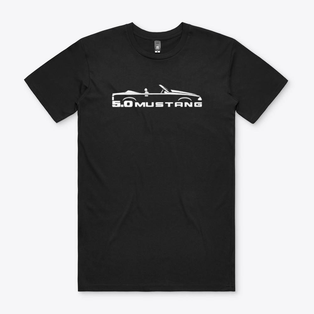 Mustang GT 5.0 Car Fox Body T Shirt Tee Tshirt Racing S to 2XL Gift S разноцветный
