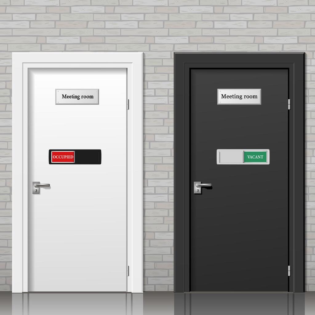 Convenient Room Status Indicator Occupied/Vacant Door Signs Avoid Disturbances Do Not Disturb Sign Room Status Sign