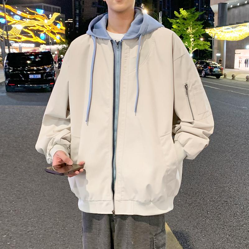 Autumn Fake Two-piece Jacket Jacket Men's Casual Jacket Loose Versatile Jacket