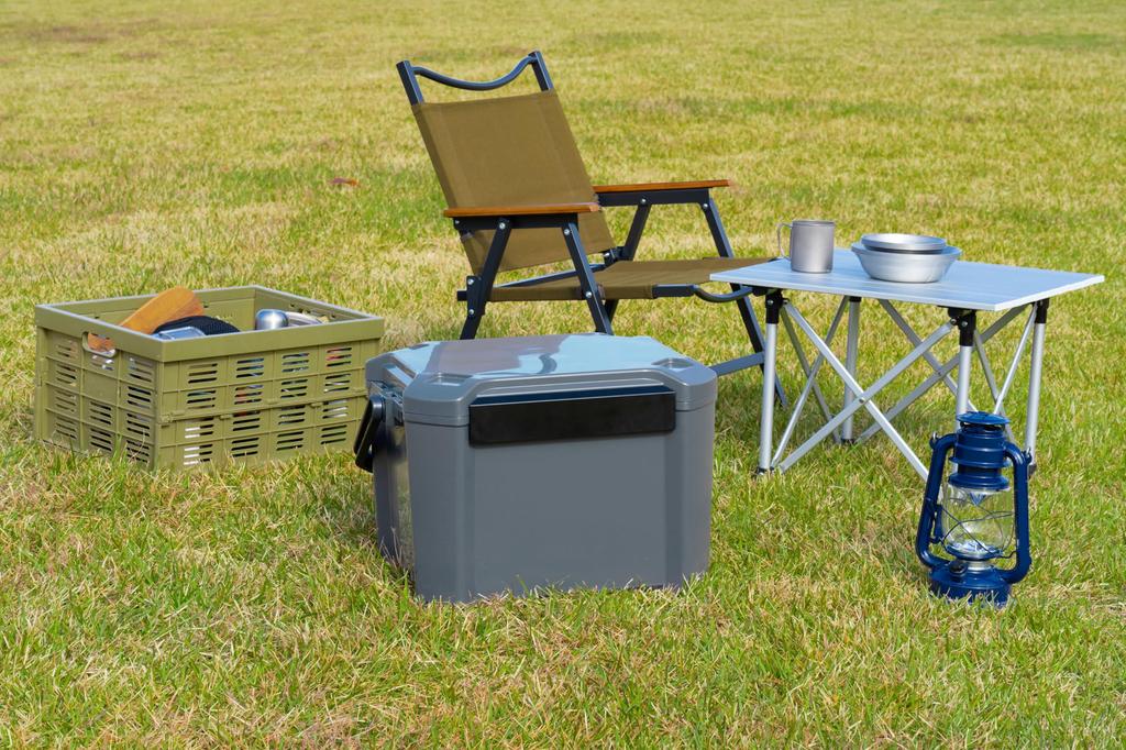 JEJ Astage COREFLUX Cooler Indigo Set of 2 Box, Gray, 26L,