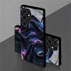 Flowing Light Pattern glass Phone Case For Samsung Galaxy S26 S25 S24 S22 S23 Ultra S21 S20 Plus 5G  Non-Slip Full Cover