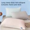 Cooling Ice Sliky Fiber Fabric Massage Cervical Pillow, Sleep Aid Pillow Core, Deep Sleep Adult Home Use, Moisture-Wicking Household Pillow