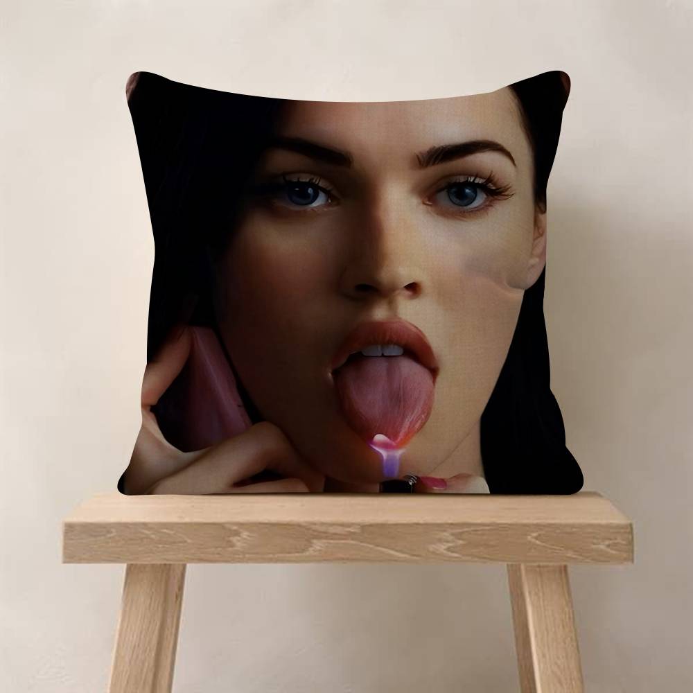 Jennifers Body Megan Fox Actor Cushion Cover Decorative Pillow Sofa Home Decor Case Pillow Cases