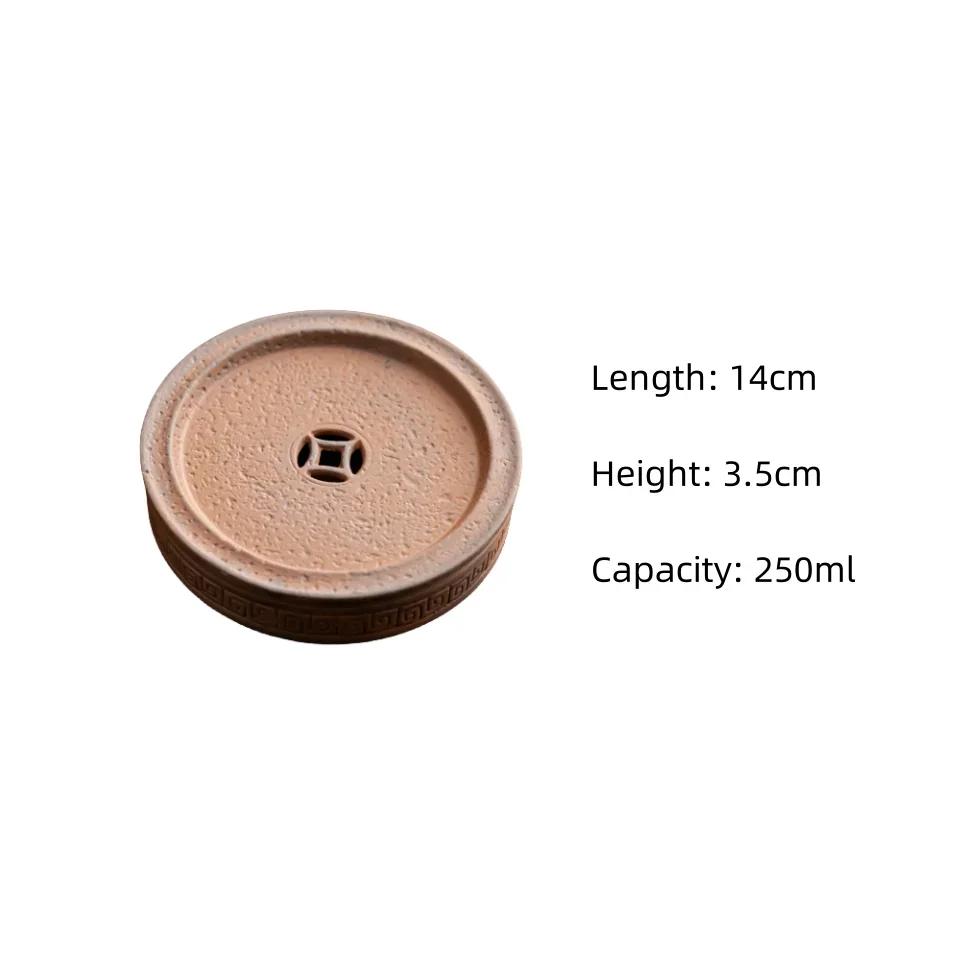 Ham cevher kaba seramik çaydanlık, el yapımı çay takımı, tekli demlik, 120cc küçük çaydanlık