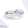 BAMOER Real 925 Sterling Silver Minimalist Hoop Earrings for Women Ear Circle Hoops Brincos Jewelry