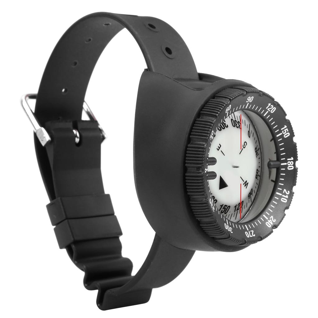 Strong Magnet 50M Wrist Compass Waterproof Navigator Compass Underwater Luminous for Swimming
