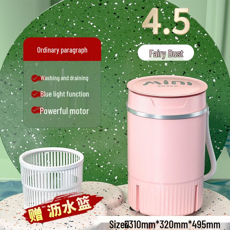 Compact Mini Washing Machine for Socks, Underwear, Dorms & Infant Care