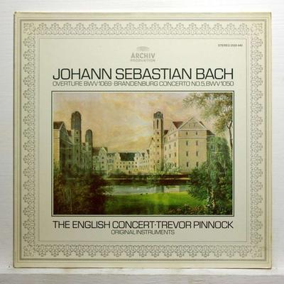 LP-Schallplatte JOHANN SEBASTIAN BACH DIE ENGLISCHE Ouvertüre BWV 1069 Brandenburg Con 2533440 Archiv Produkti 1980 Deutschland Klassik Gebraucht