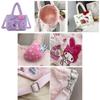 New Cartoon Kids Handbag Popular Kurumi Girl Single Shoulder Crossbody Bag Korean Cartoon Plush Bag