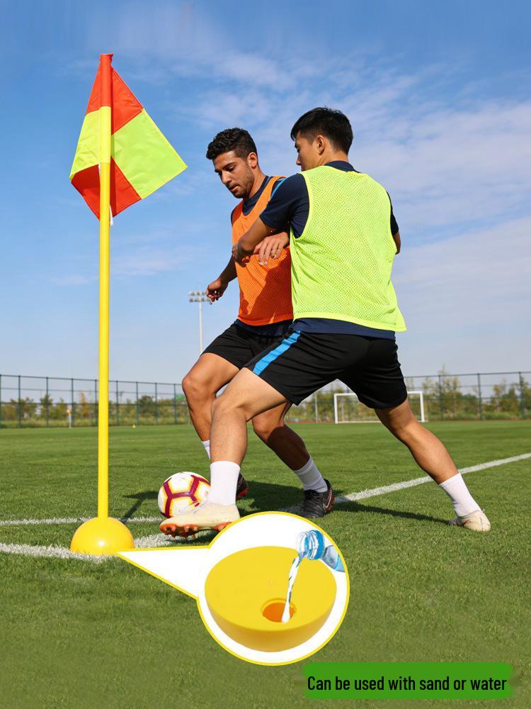 Sporttrainingsstange für die Sekundarstufe: Schlangenförmiger Laufstock mit Fußball-Eckfahne