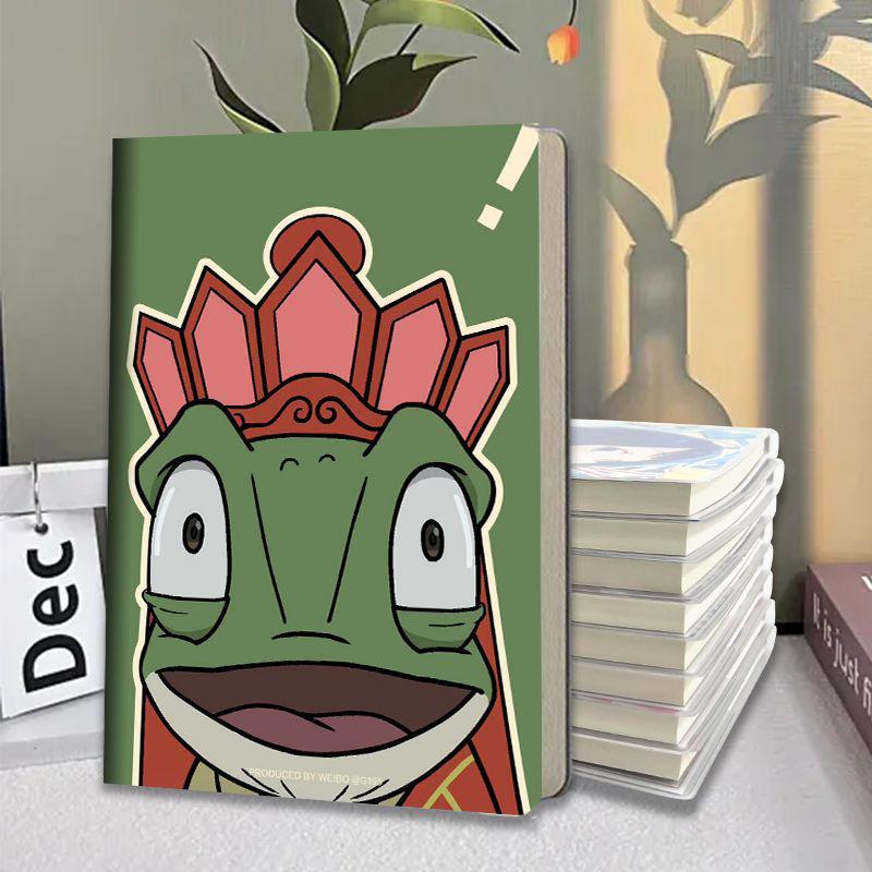 Langlangshan Little Monster Notebook: Durable Plastic Cover, Thick Pages, for Middle & Primary School Students