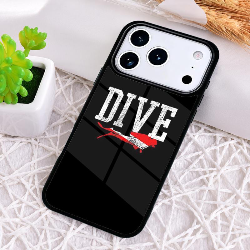 

Scuba Diving Dive Flag Shockproof Phone Case for iPhone 17 Air 16e 15 11 12 14 13 Pro Max Cover Coque iPhone 11