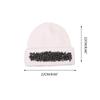 Wild Wool Hat Shiny for Rhinestone Knitted Hat Ear for Protection Warm Autumn Winter for Boy Girl Xmas Halloween New Yea