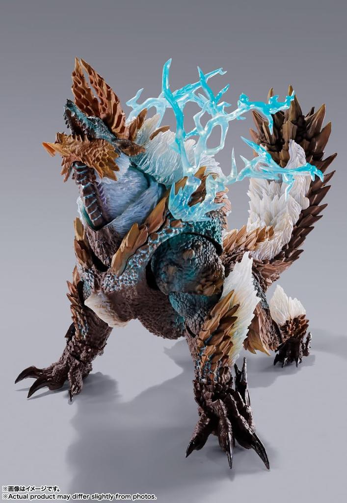 TAMASHII NATIONS Monster Hunter Zinogre Anniversary 285mm PVC ABS Painted Movable Figure S.H.MonsterArts -20th Edition- Approx. &