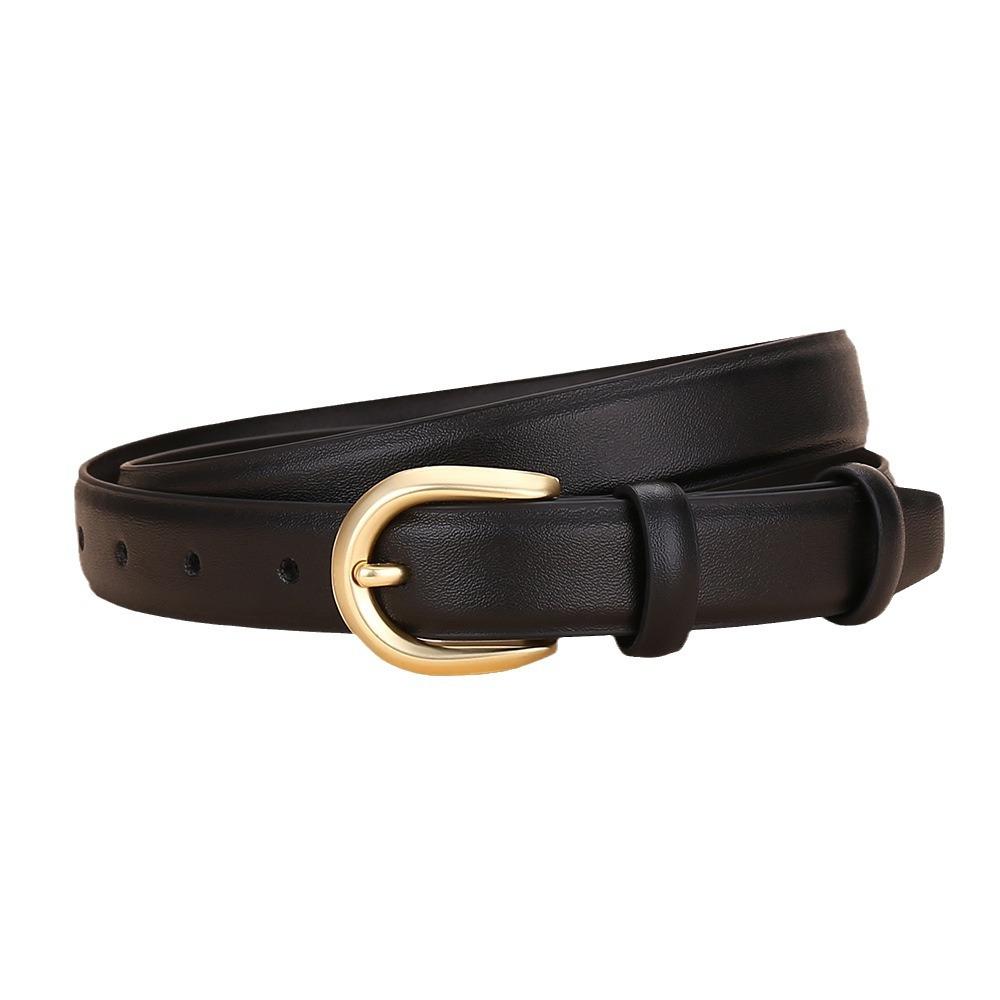 Ceinture pour dames Ceinture décorative en cuir pour femmes Ceinture pour femmes Affaires Premium Boucle à ardillon mate Simple