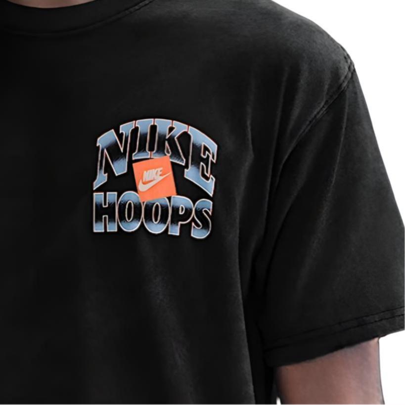 Nike Max90 Comfortable Casual Soft Basketball Short Sleeve T-Shirt Men Tops Black HJ3437-010