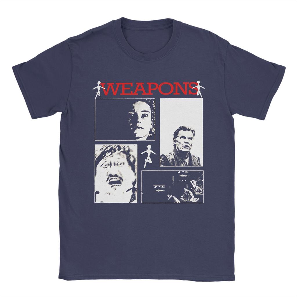 Men Women's Weapons Movie Horror T Shirts 100% Cotton Clothes Novelty Short Sleeve Crewneck Tee Shirt Printing T-Shirts