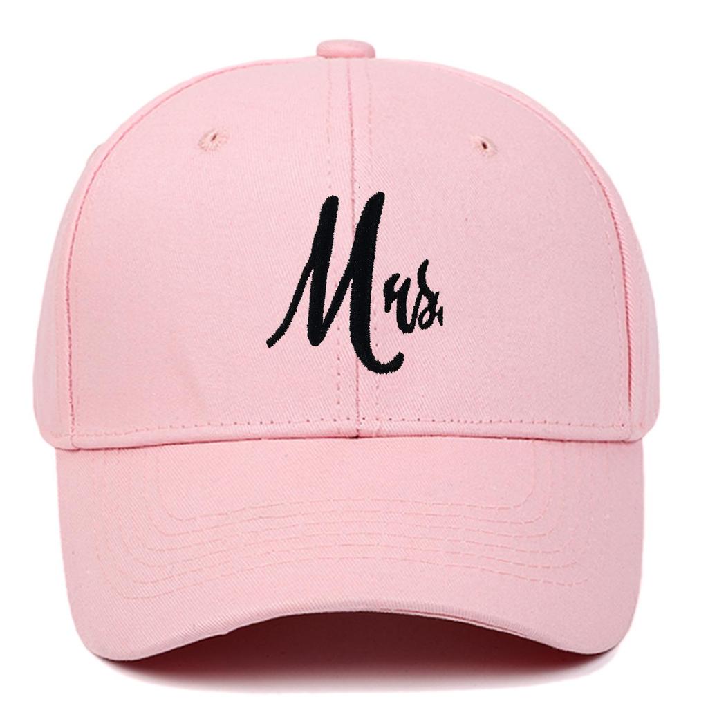 Black Embroidered MR & MRS Couple Sun Hat - Versatile Sun Protection for Spring & Summer