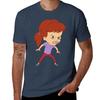 Jessi Big Mouth T-Shirt Weiches Lässiges Kurzarm Baumwoll-T-Shirt