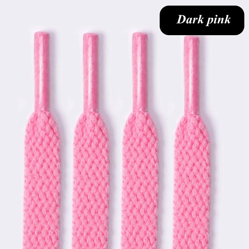 NEW Polyester Replacement Shoelaces Flat Shoe Laces Solid Color for Sneakers Canvas Shoes Casual Shoes