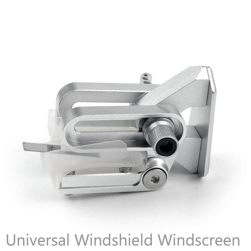 Bruce & Shark Motorcycle Universal Adjustable Clip Spoiler Shield Screen Universal Clear