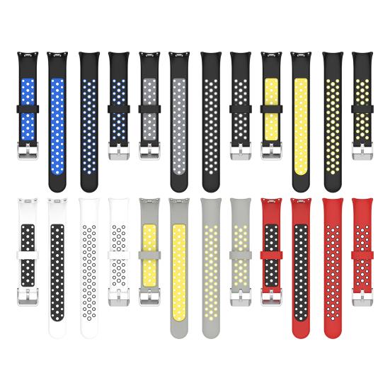 Silikon Uhrenarmband Wasserdicht und Langlebig Verstellbar Bequem Ersatzarmband für Xiaomi Mi