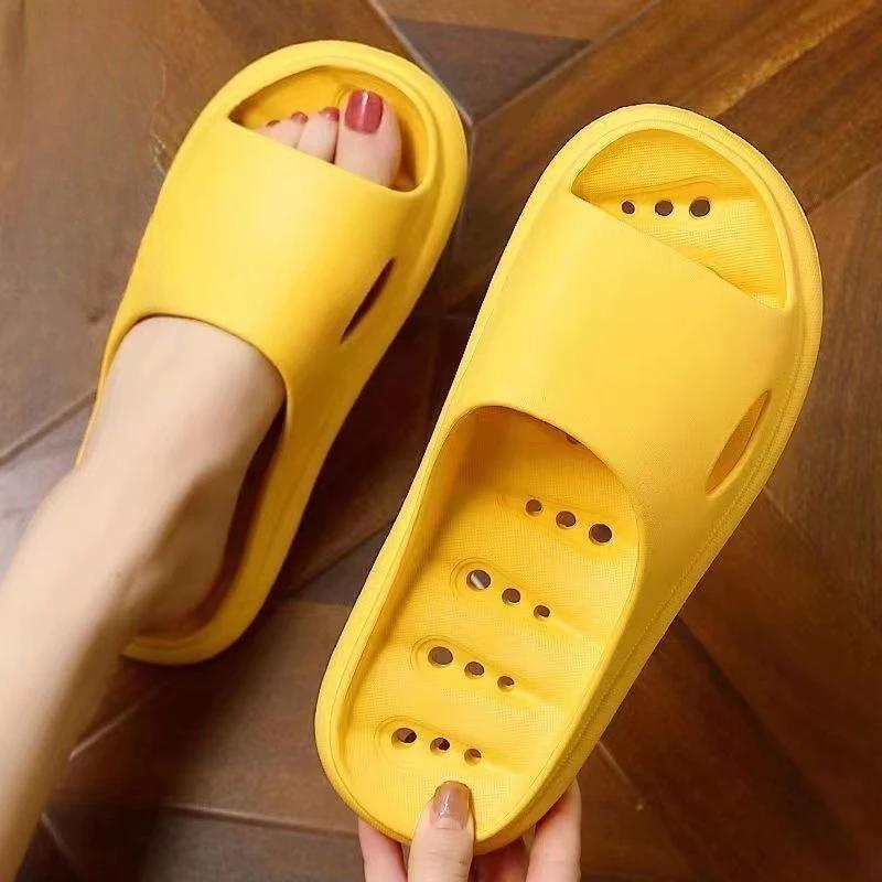 Fashion Shiatsu Flat Indoor Pvc Men's Shoe House Bathroom Walk Around Home Male Slipper Slides High Quality Fashion Comfortable Y2k Fun