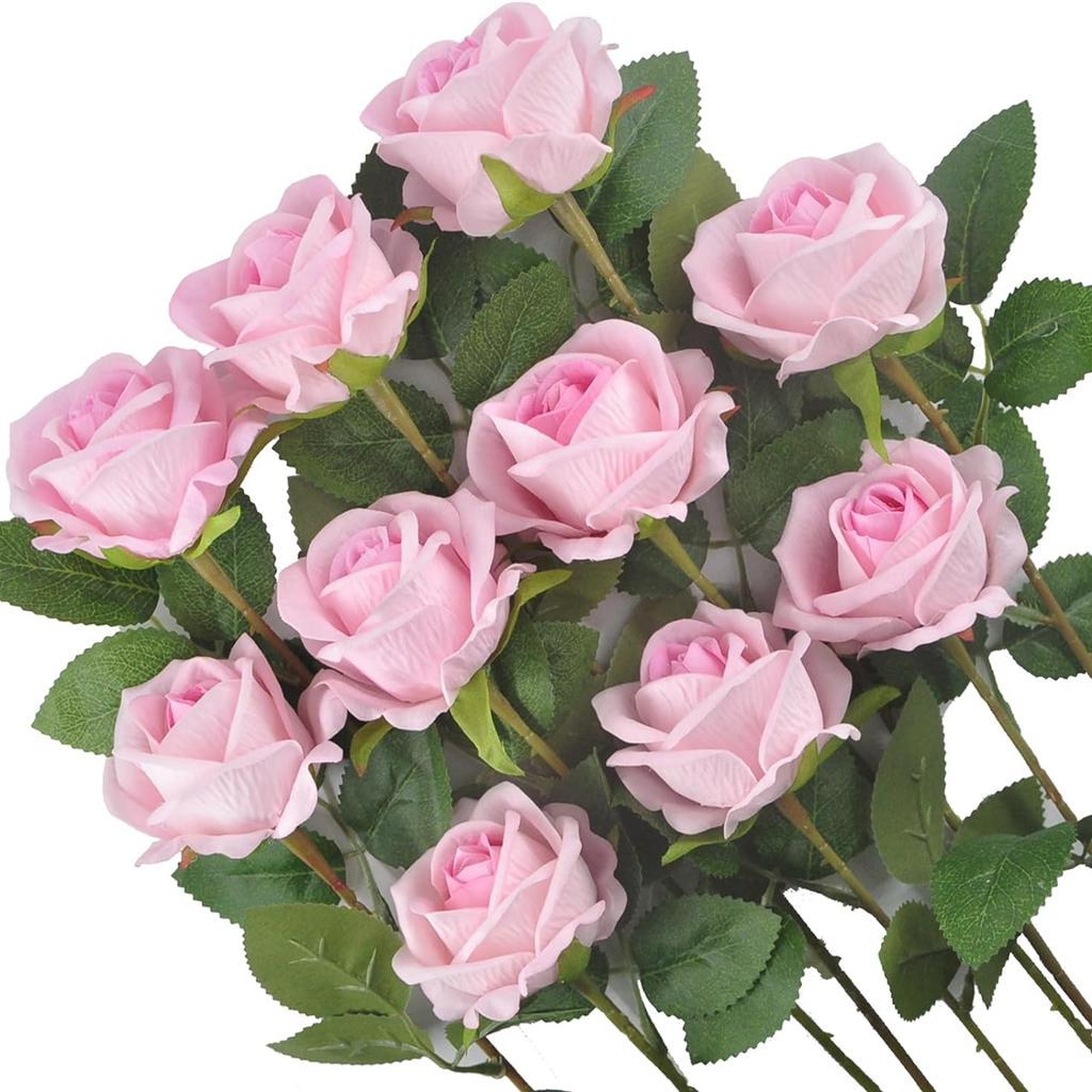 5/10pcs Artificialflower Silk Rose Long Branch Bridal Bouquet Wedding Home Vase Table Decoration DIY Gift Box Wreath Accessories