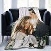 Blanket With Po Text  Blanket Adult Children'S Birthday Christmas Halloween  Flannel Blanket