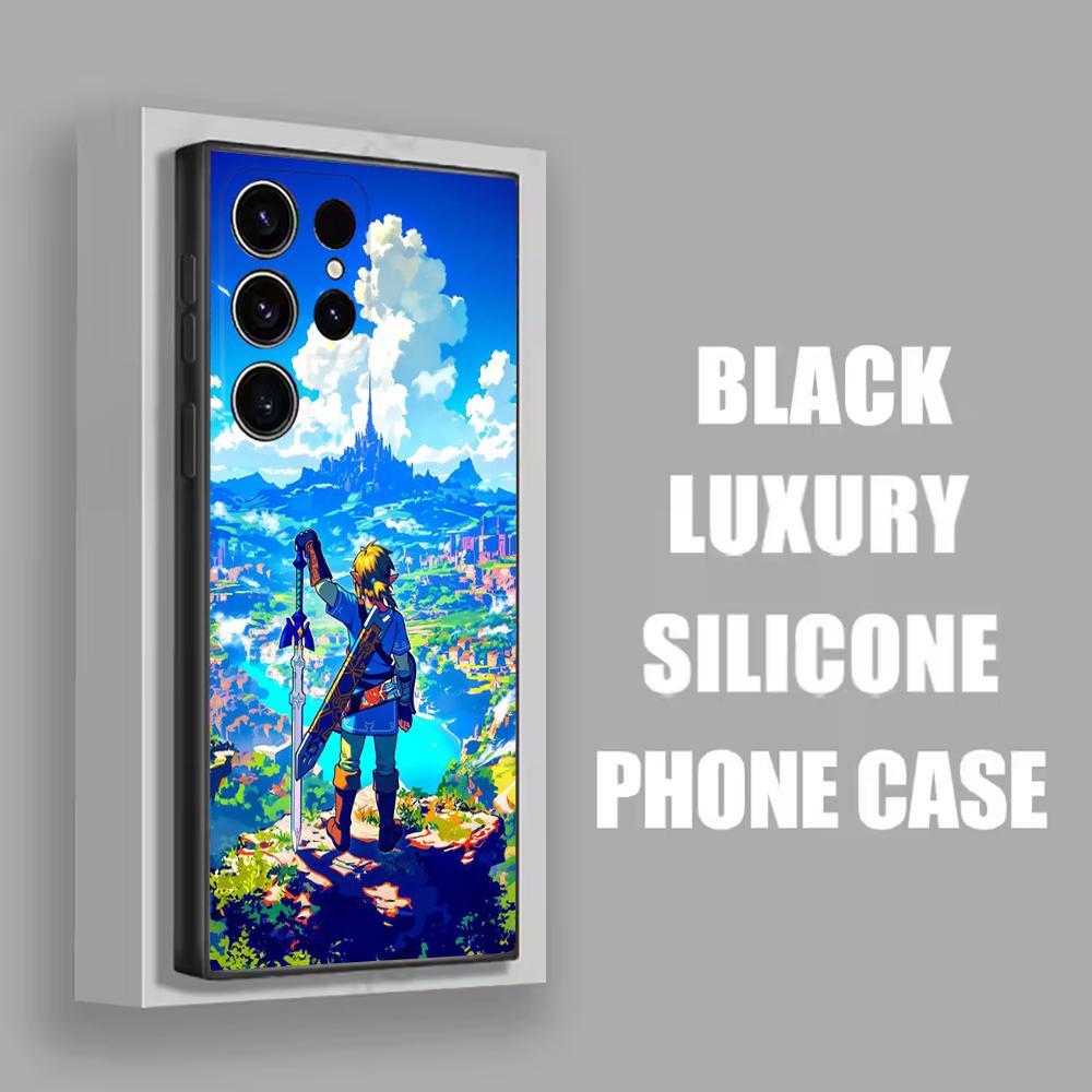 The Legend of Z-Zelda Phone Case For Samsung S25,S24,S21,S22,S23,S30,Ultra,S20,Plus,Fe,Lite,Note,10 Black Soft Shell