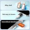 Metal Type C to USB 3.1 Adapter 10Gbps Pocket Charging Adapter Multiple Size Upgrades for Fast Data Transfer & Charging