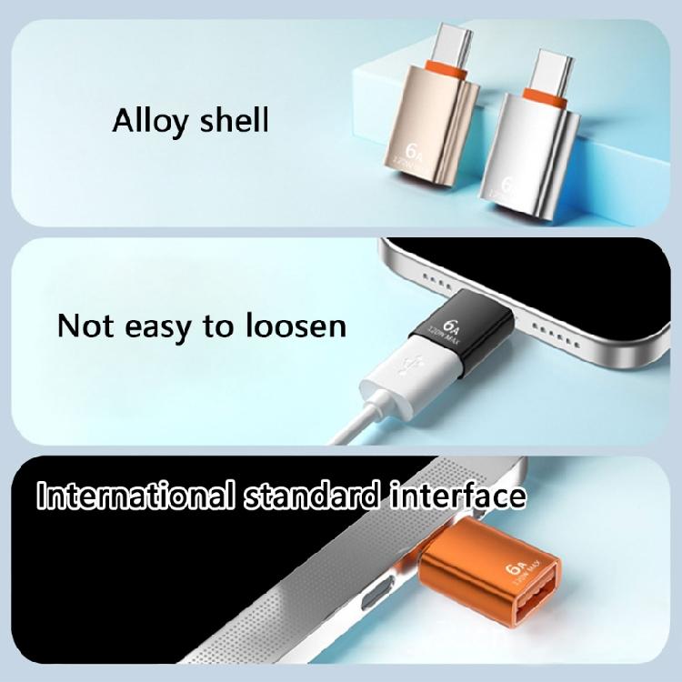 Metal Type C to USB 3.1 Adapter 10Gbps Pocket Charging Adapter Multiple Size Upgrades for Fast Data Transfer & Charging