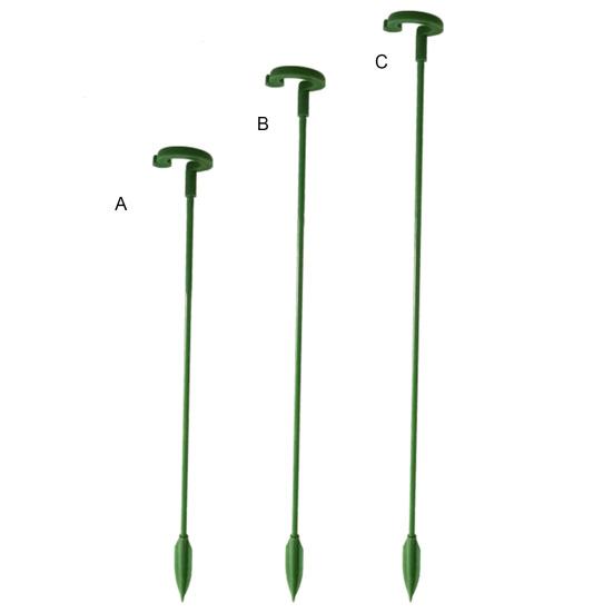 10 Peças Suporte para Planta em Vaso Universal Bom Suporte Leve Girassol Vegetais Haste de Fibra de Vidro para Jardim