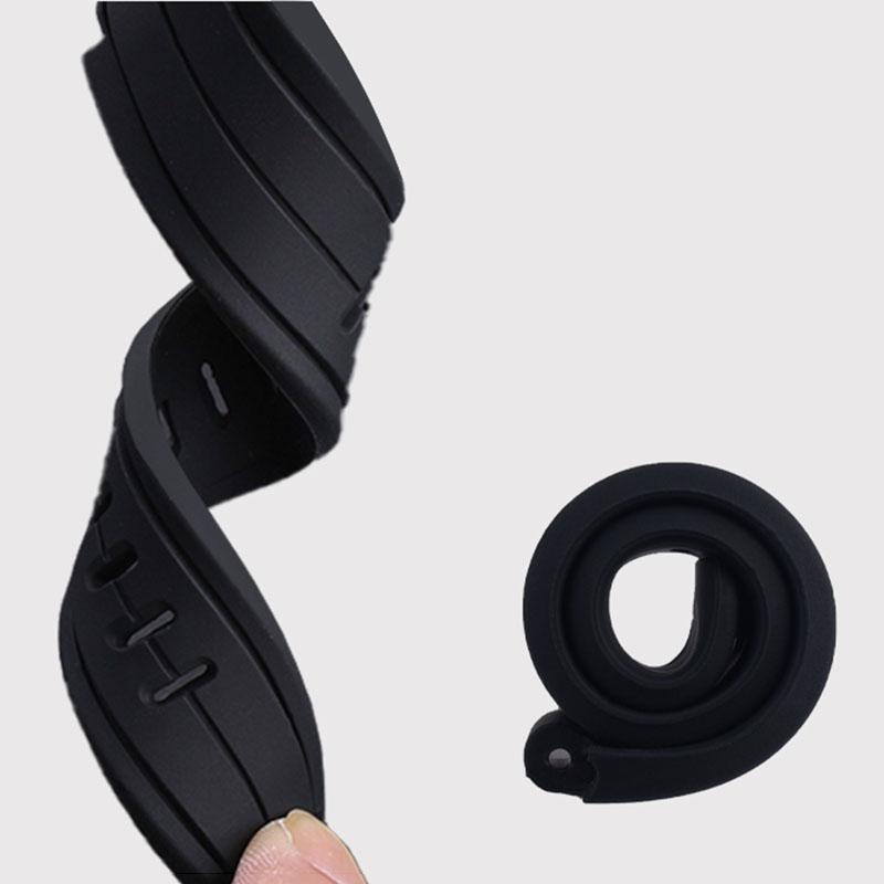 Cinturino per orologio in gomma di alta qualità per orologio TIMEX T2N720 TW2T76300 Serie T2N721 Uomo Nero Impermeabile Silicone Sportivo 24*16mm