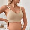 Maternity Nursing Bra: Sexy Front Open, Seamless Nylon, Comfortable Breastfeeding Underwear