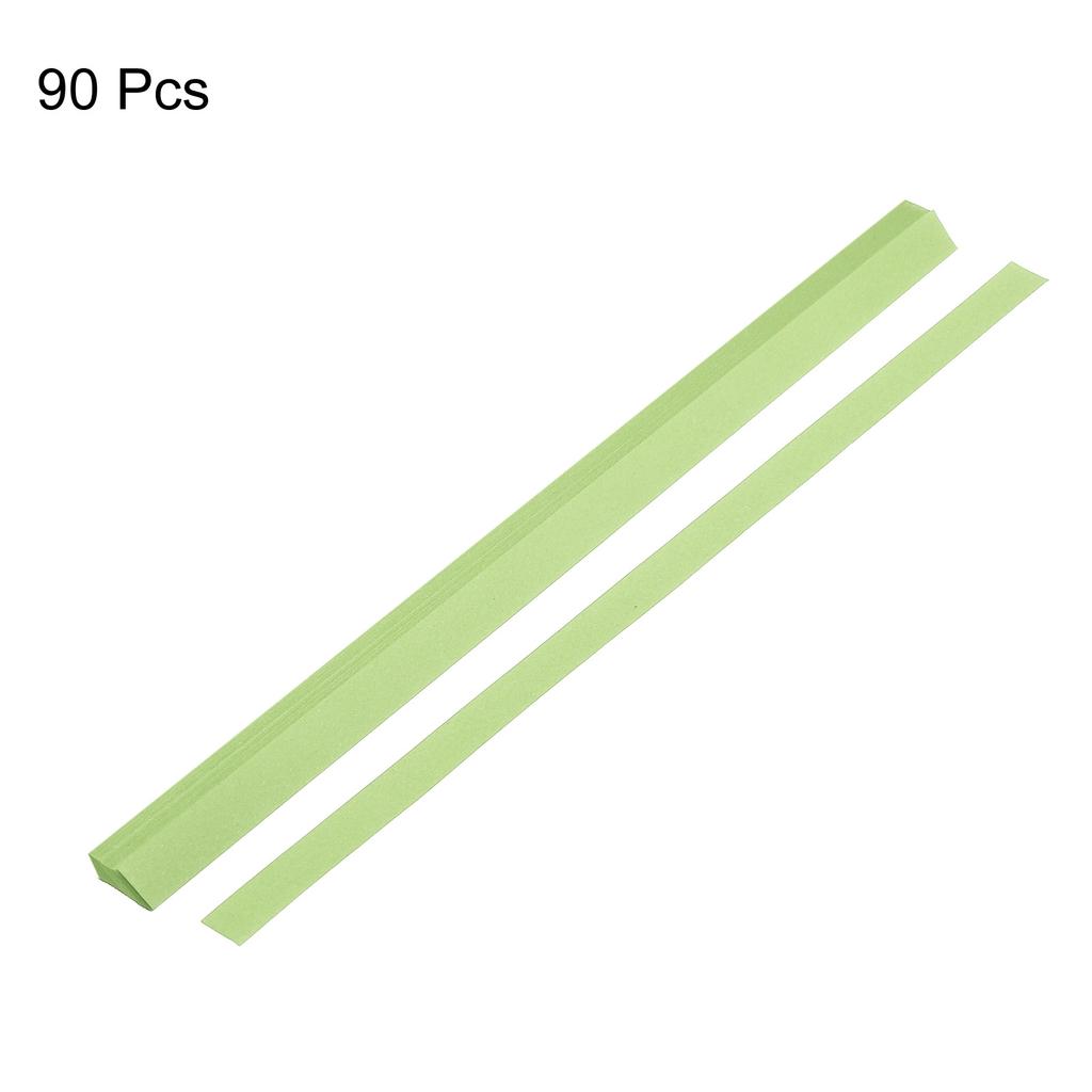 90/180 Sheets Origami Stars Papers Double Sided Light Green L24cm 17 Colors for Arts Crafts, DIY Gift Decor