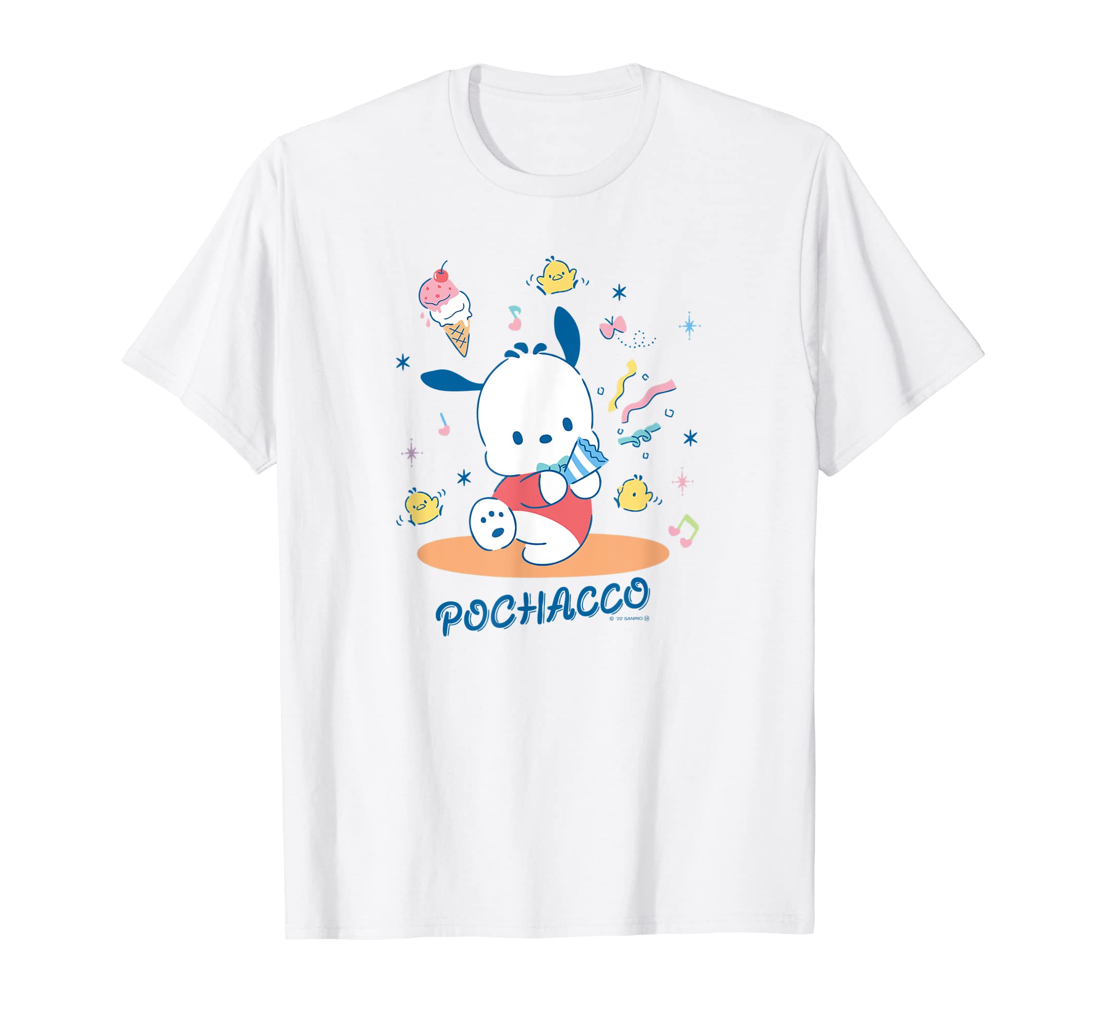 

Вечеринка Pochacco в качестве [Рекомендуемого подарка на День святого Валентина! ] Футболка