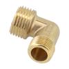 Male Thread Brass Check Valve Elbow Coupler Connector 20.5*16.5mm 90 Degree Oil-free Air Compressor Accessories