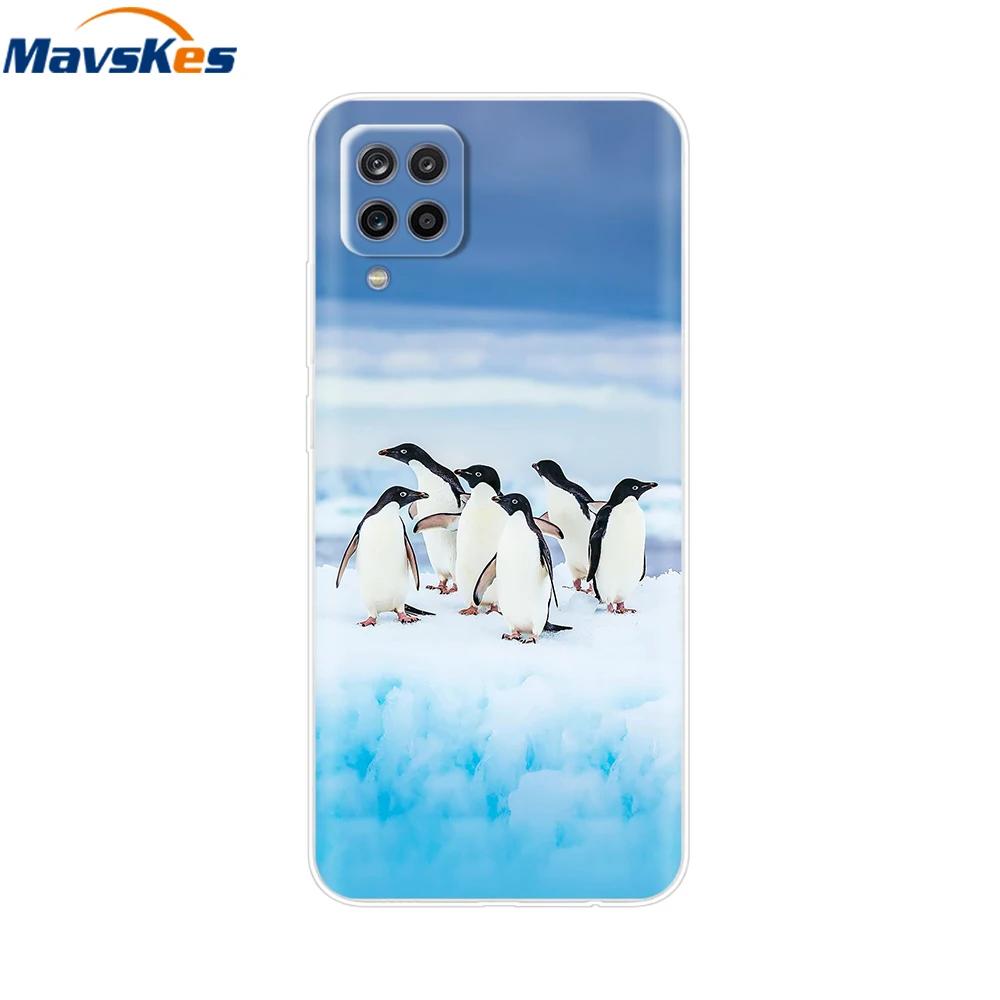 Phone Case For Samsung Galaxy A12 Case SamsungA12 Silicone Clear TPU Painted Soft Cover For Samsung A12 A 12 Bumper Fundas Etui
